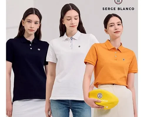 인스타에서 추천받은 SERGE BLANCO 24SS 여성 폴로 반팔티셔츠 3종 리뷰 베스트 8 인기 상품