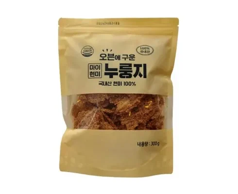 가성비 최고의 샘물자리 현미 누룽지 300g 5봉 별점 5점 제품