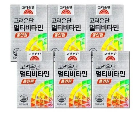 리뷰가 검증한 유재석 고려은단 멀티비타민 올인원 20개월쇼핑백4 BEST8 추천 제품 후기