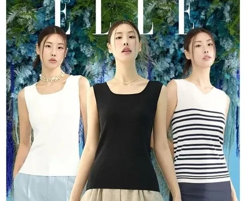 인스타에서 추천받은 라씨엔토 24 Summer 컬러 캡슬리브 니트탑 4종  별점 5점 제품